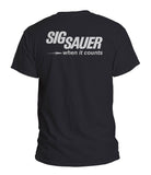 Sig Sauger When it counts Men T-Shirt