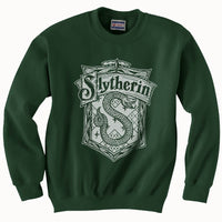 Customize - Slytherin Crest #2 BW Sweatshirt
