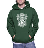 Customize - Slytherin Crest #2 Bw Pullover Hoodie