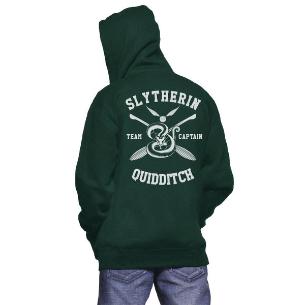 Slytherin Quidditch Team Captain On Back Only Pullover Hoodie
