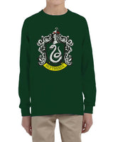 Slytherin Crest #1 Youth Long Sleeve T-Shirt