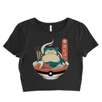 Snorlax Ramen 2 Women’s Crop Tee / Crop Top