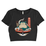 Snorlax Ramen 2 Women’s Crop Tee / Crop Top