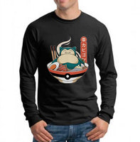 Snorlax Ramen 2 Men’s Long Sleeve Shirt