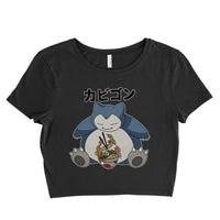 Snorlax Ramen 1 Women’s Crop Tee / Crop Top