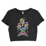 Squirtles TMNT Women’s Crop Tee / Crop Top