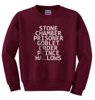 Stone Chamber Prisoner Goblet Order Prince Hallows Unisex Crewneck Sweatshirt