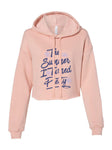 The Summer I turned Pretty Blue Crop Hoodie