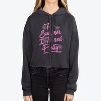 The Summer I turned Pretty Pink Crop Hoodie