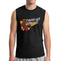 Thuns Out, Guns Out Mike Tyson Sleeveless Men T-shirt / Men Tee