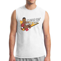 Thuns Out, Guns Out Mike Tyson Sleeveless Men T-shirt / Men Tee