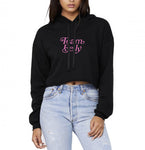 Team Belly Pink TSITP Crop Hoodie