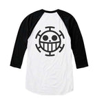 Trafalgar Law Fb 3/4 sleeve raglan shirt
