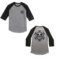 Trafalgar Law Fb 3/4 sleeve raglan shirt