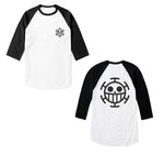Trafalgar Law Fb 3/4 sleeve raglan shirt