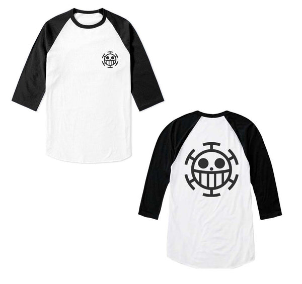 Trafalgar Law Fb 3/4 sleeve raglan shirt