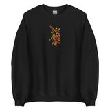Sealed Fox Embroidered Unisex Sweatshirt