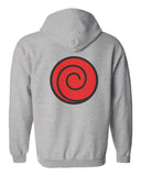 Uzumaki Clan on back only Unisex Pullover Hoodie