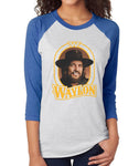 Waylon Jennings Color Unisex Baseball Raglan 3/4 Sleeve Tri-Blend