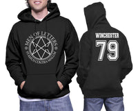 Winchester 79 Men of Letters Dean Winchester Unisex Pullover Hoodie