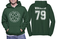Winchester 79 Men of Letters Dean Winchester Unisex Pullover Hoodie