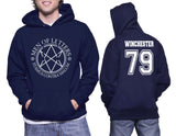Winchester 79 Men of Letters Dean Winchester Unisex Pullover Hoodie
