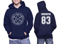 Winchester 83 Men of Letters Sam Winchester Unisex Pullover Hoodie