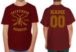 Customize - Gryffindor Quidditch Team Chaser Youth Short Sleeve T-Shirt