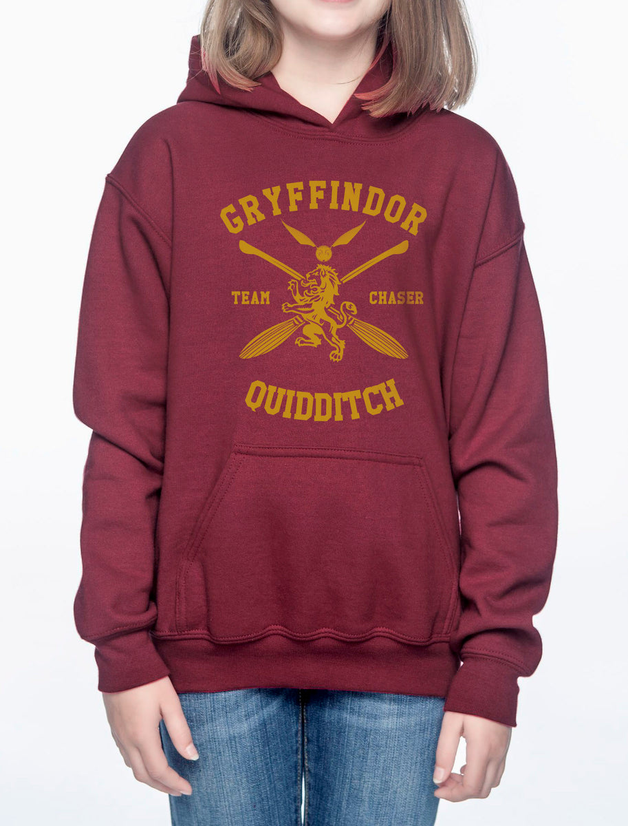 Gryffindor Quidditch Team Chaser Youth / Kid Hoodie – Geeks Pride