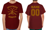 Customize - Gryffindor Quidditch Team Keeper Youth Short Sleeve T-Shirt