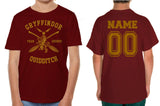 Customize - Gryffindor Quidditch Team Seeker Youth Short Sleeve T-Shirt