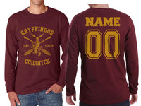 Customize - Gryffindor Quidditch Team Seeker Men Long sleeve t-shirt