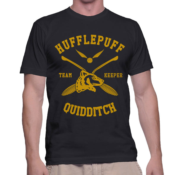 Hufflepuff Quidditch Team Keeper Men T-Shirt