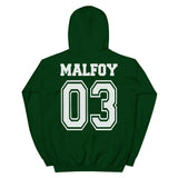 NEW Malfoy 03 Slytherin Quidditch Team Captain Pullover Hoodie