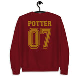 NEW Potter 07 Gryffindor Quidditch Team Captain Sweatshirt