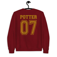 NEW Potter 07 Gryffindor Quidditch Team Seeker Sweatshirt