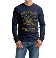 Customize - Ravenclaw Quidditch Team Captain Y Men Long sleeve t-shirt