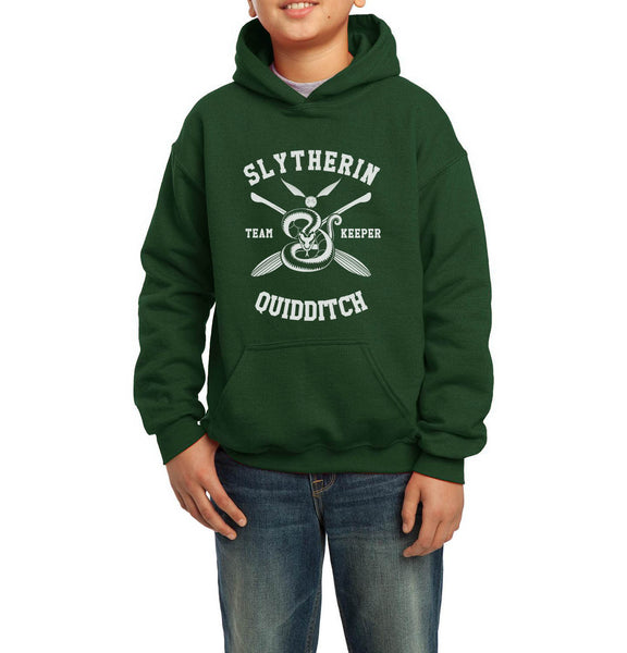 Slytherin Quidditch Team Keeper Youth / Kid Hoodie