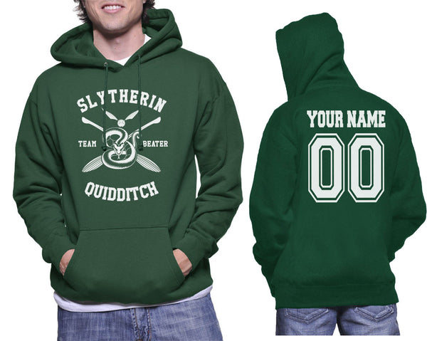 Customize - Slytherin Quidditch Team Beater Pullover Hoodie