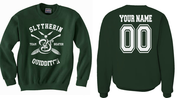 Customize - Slytherin Quidditch Team Beater Sweatshirt