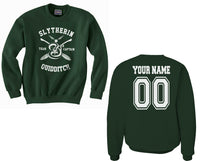 Customize - Slytherin Quidditch Team Captain Sweatshirt