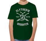 Customize - Slytherin Quidditch Team Keeper Youth Short Sleeve T-Shirt