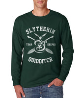 Slytherin Quidditch Team Keeper Men Long sleeve t-shirt