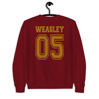 NEW Weasley 05 Gryffindor Quidditch Team Beater Sweatshirt