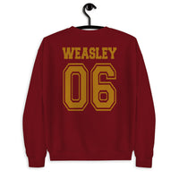 NEW Weasley 06 Gryffindor Quidditch Team Beater Sweatshirt