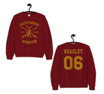 Weasley 06 Gryffindor Quidditch Team Beater Sweatshirt
