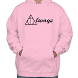 Always Deathly Hallows Harry potter Unisex Pullover Hoodie