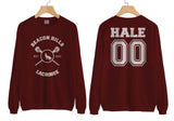Hale 00 Beacon Hills Lacrosse WOLF Unisex Sweatshirt