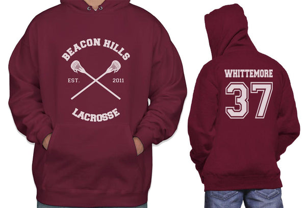 Whittemore 37 Beacon Hills Lacrosse CR Unisex Pullover Hoodie