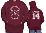 Lahey 14 Beacon Hills Lacrosse Wolf Unisex Pullover Hoodie